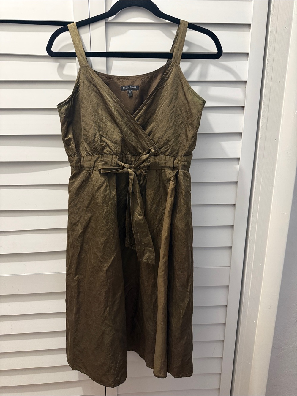 Eileen Fisher Copper Tone Dress. Size 4